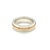Mid 20th Century Tiffany & Co. T 2 Sterling Silver 18k Rose Gold Narrow Band Ring Size 4.5 For Sale - Image 5 of 6