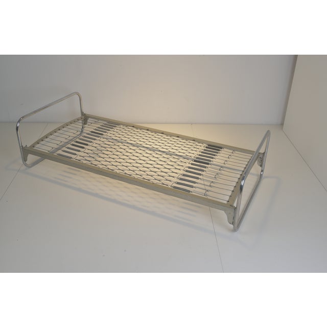 Bauhaus Steel Tube Bed by Alfred Roth for Embru, Switzerland, 1927 For Sale - Image 3 of 12