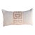 Gabby Home Soft Blue & Grey Lumbar Throw Pillow For Sale