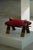 Moroccan Camel Saddle Stool in Stained Wood, Brass and Leather, North Africa, 1980 For Sale - Image 4 of 18