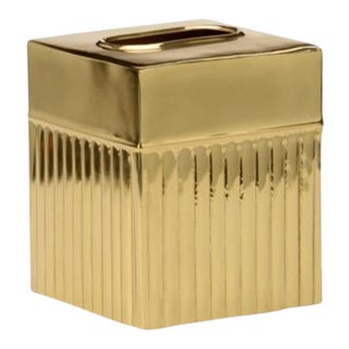 Wildwood Wallace Tissue Box - Brass For Sale