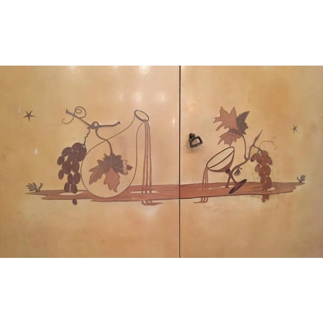 1950s Italian Art Deco Bar Cabinet from Galleria Mobili d'Arte Cantù, 1950s For Sale - Image 5 of 11
