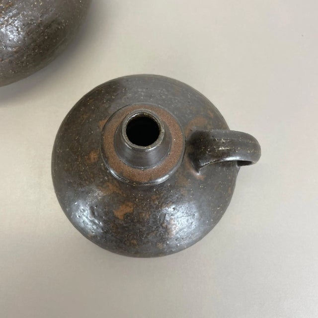 Abstract Pottery Vase Objects from Rudi Stahl, Germany, 1970s, Set of 2 For Sale - Image 18 of 18