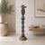 2020s Marc Zimmerman "Stone Perch 5" Glazed Ceramic Totem, 62 Inches Tall, Organic Sphere Forms, Neutral Glaze, Bird Finial, Contemporary Art West Coast For Sale - Image 5 of 7