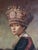 Chinese Large Original Oil Painting Chinese Portrait Woman in Traditional Headdress Framed For Sale - Image 3 of 8
