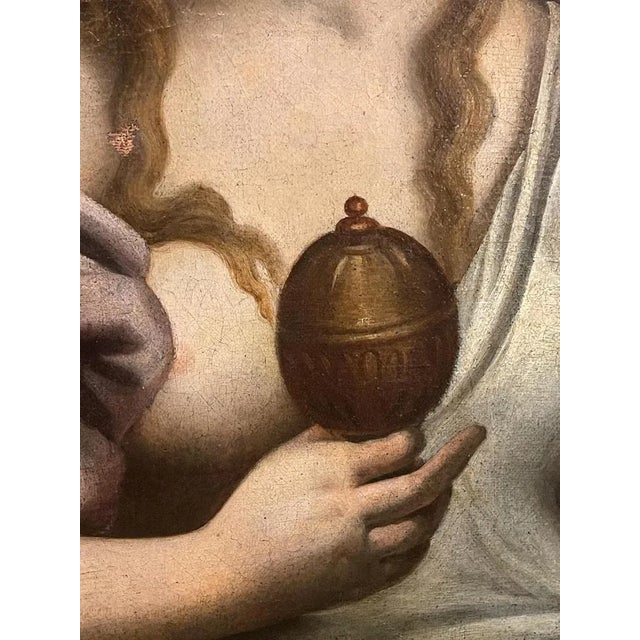 Holy Family, 17th Century, Oil on Canvas, Framed For Sale - Image 3 of 6