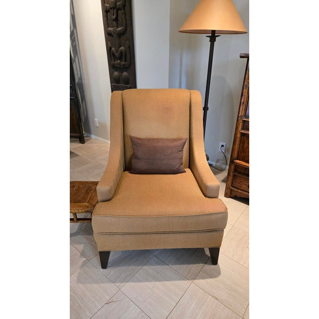 2010s Ethan Allen Emerson Chair Upholstered For Sale - Image 5 of 7