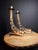 Mid-Century Modern Vintage Mid-Century Eilon Mosaics Hand-Hammered Copper & Holy Land Stone Shofar Candlesticks For Sale - Image 3 of 15