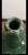 Rustic Green Enameled Terracotta Bottle, 1890s For Sale - Image 4 of 6