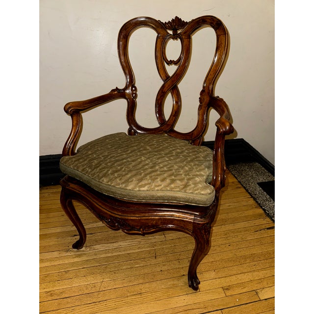 Mid 19th Century Antique Dining Chairs- Set of 4 For Sale - Image 4 of 10