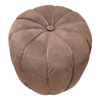 Upholstered Ottoman by Jindřich Halabala, Former Czechoslovakia, 1950 For Sale