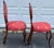 1930s Pair of French Louis XV Style Balloon Back Chairs, Dragonfly Upholstery, Walnut Finish a Pair For Sale - Image 5 of 12