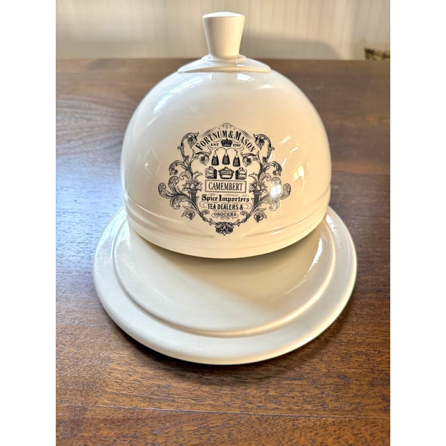 Ceramic Rare Find! 1990s Limited Edition Vintage Fortnum & Mason Cheese Dome Made in England For Sale - Image 7 of 7