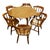 Mid-Century Modern Vintage Mid-Century "Colonial Revival" Hard Rock Dining Suite - 7 Pieces For Sale - Image 3 of 10