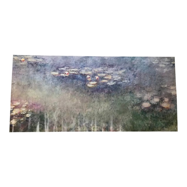 1978 Claude Monet Water Lilies – St. Louis Art Museum Exhibition Poster (Giverny) For Sale