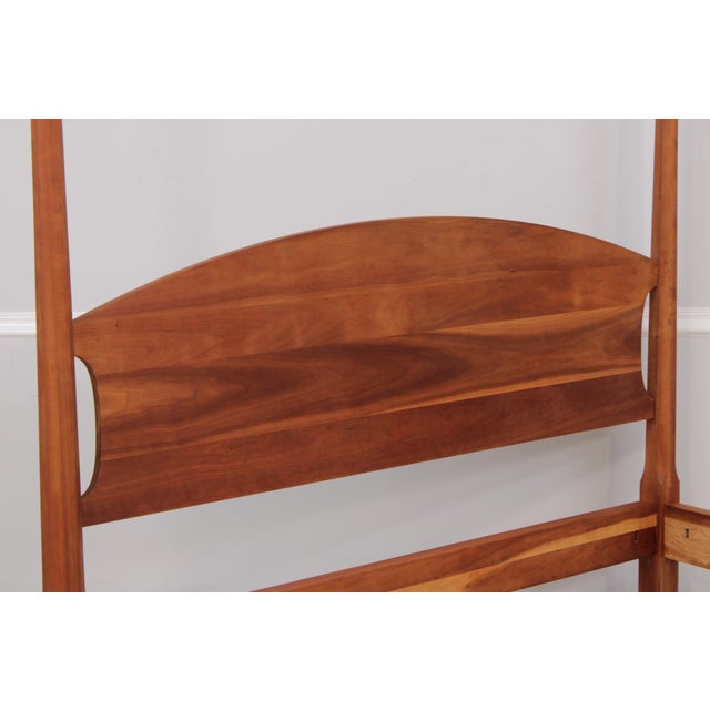 Stickley Cherry Pencil Post Queen Size Bed For Sale In Philadelphia - Image 6 of 18