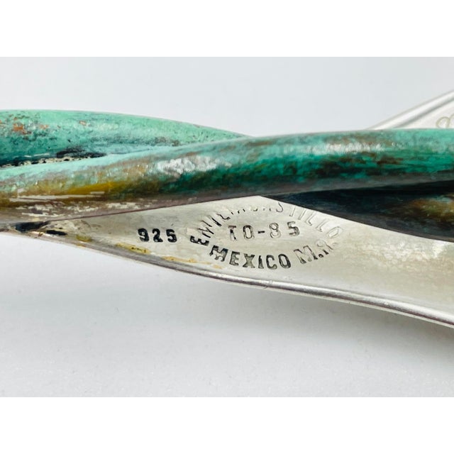 1980s Emilia Castillo Taxco Sterling Silver Candle Snuffer, Hand-Signed & Hallmarked For Sale - Image 17 of 18