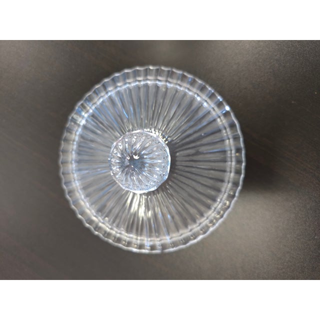 1980's Small Crystal Cannister For Sale - Image 4 of 7