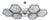 21st Century Esagoni Chandelier by Fabio LTD For Sale