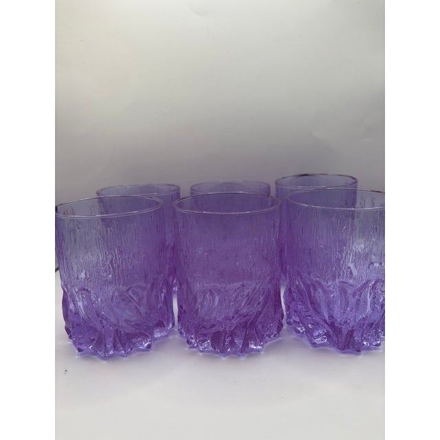 Vintage Alexandrite Glasses, 1970s, Set of 6 For Sale - Image 3 of 7