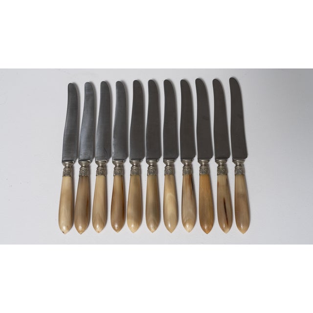 Mid 20th Century France Ivory Silver Serving Utensil For Sale - Image 12 of 17