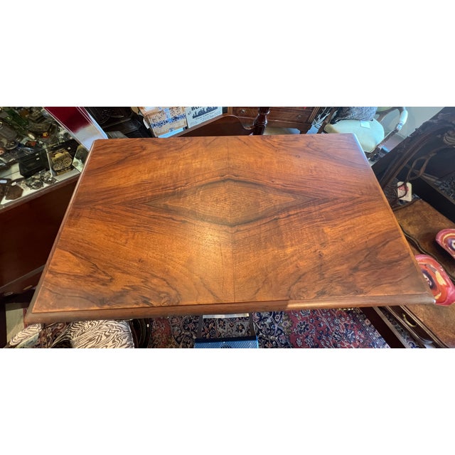 1930s Walnut Highboy Chest on Chest 5 Drawers For Sale In Los Angeles - Image 6 of 9