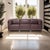 Kenneth Ludwig Chicago Axis 3pc Sectional Avanti Pecan Titanium Frame For Sale - Image 4 of 6