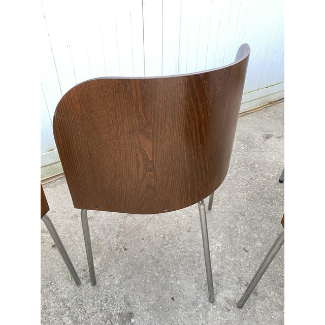 Sam Teak Table and Chairs by Sandra Kragnert for Ikea, Sweden, 1990s, Set of 5 For Sale - Image 16 of 18