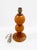 Metal Mid-Century Modern Amber Murano Glass Table Lamp Base from Murano Glass Sommerso, 1970s For Sale - Image 7 of 9