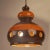 Ceramic Orange and Brown Ceramic Pendant Lamp For Sale - Image 7 of 8