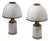 Murano Glass Table Lamps by F. Fabbian for Mazzega, 1970s, Set of 2 For Sale