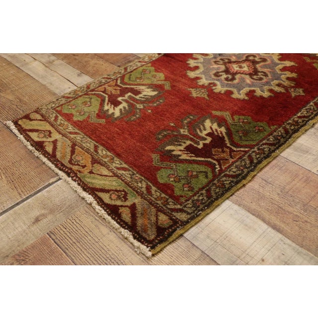 Vintage Turkish Yastik Rug - 01'09 X 03'04 For Sale In Dallas - Image 6 of 8