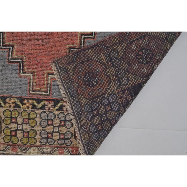 Textile 1950s Small Neutral Anatolian Rug, Organic Modern Home Decor For Sale - Image 7 of 10