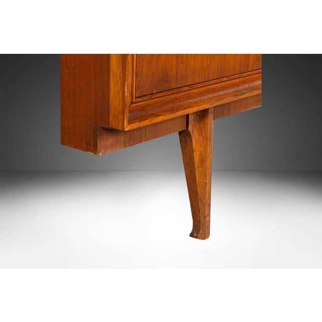 Mid 20th Century Mid-Century Modern Walnut Dresser For Sale - Image 9 of 10