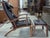 Mid-Century Modern Thos. Moser “Lolling” Lounge Chair and Ottoman, Hard Wood, Leather For Sale - Image 3 of 15