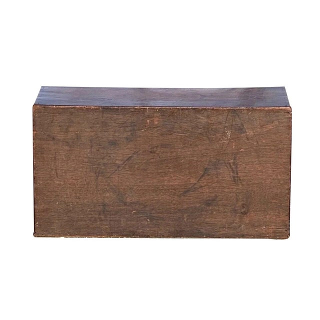 Late 19th Century Antique Victorian Mahogany Ballot Box, Freemason / Oddfellows For Sale - Image 10 of 10