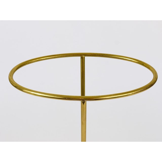 Mid-Century Brass and Cast Iron Umbrella Stand in the style of Carl Auböck, Austria, 1950s For Sale - Image 10 of 17