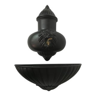 Vintage Lion’s Head Lavabo For Sale