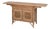 British Colonial Drop Leaf Server with Caned Doors For Sale