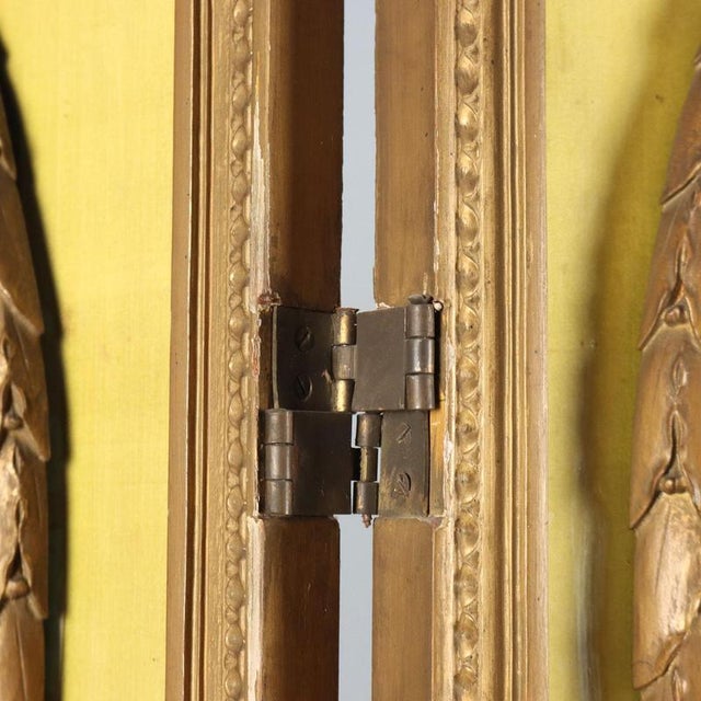 Wood Gilded Wooden Screen, Italy, Early 20th Century For Sale - Image 7 of 12