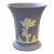 Vintage Wedgwood England Blue & White Jasperware Vase For Sale