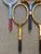 American Vintage Wooden Tennis Rackets - Set of 5 For Sale - Image 3 of 8
