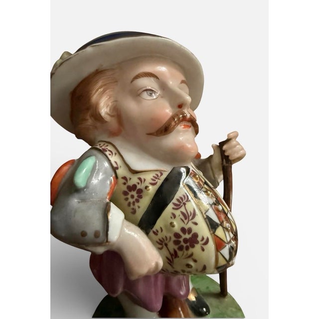 Antique Derby Porcelain Mansion House Dwarf Figurine U-22a For Sale In Los Angeles - Image 6 of 8