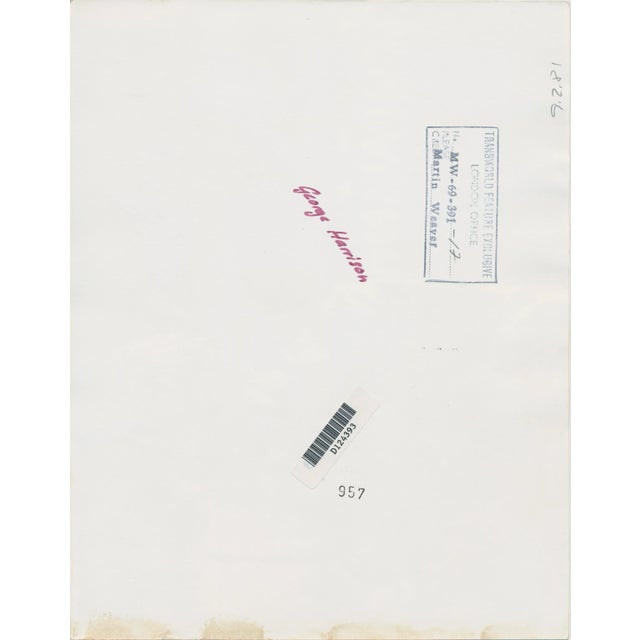 Henry Grossman, George Harrison, Black and White Photograph, 1970s, 20,3 X 25,9 Cm 1970s For Sale - Image 3 of 4