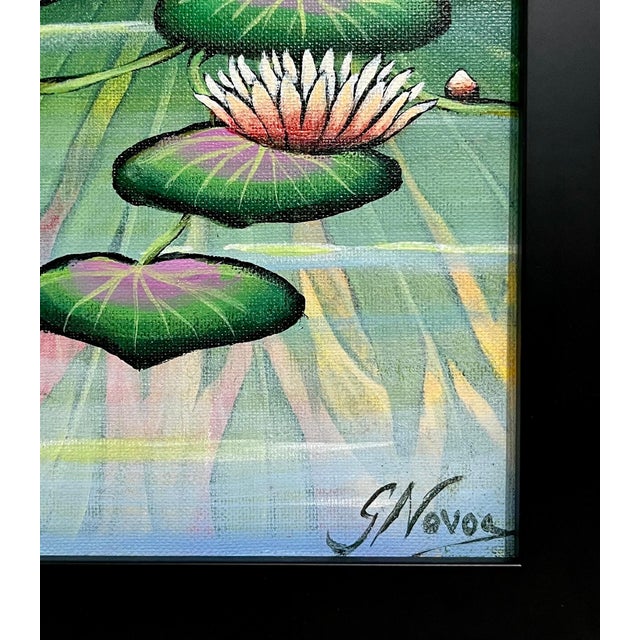 Gustavo Novoa, Tigers Animal Paradise Tropical Jungle Painting Surrealist Art Gustavo Novoa, c.1990's-2000's For Sale - Image 4 of 7