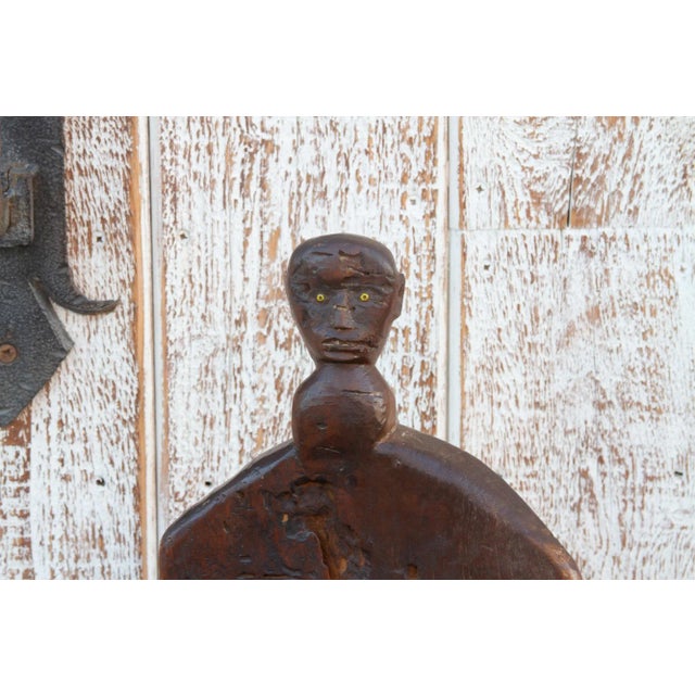 Antique African Tribal Ceremonial Chair For Sale - Image 4 of 8