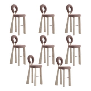 Mary Bar Chairs by Ottiu, Set of 8 For Sale
