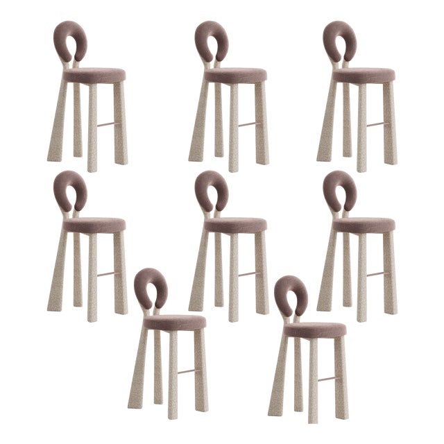 Mary Bar Chairs by Ottiu, Set of 8 For Sale