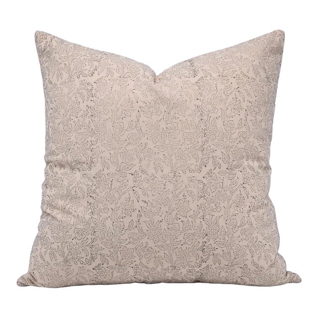 Fabdivine Indian Block Print Cushion Cover 12x20 Inch Duck Canvas-Vishv Jaal For Sale