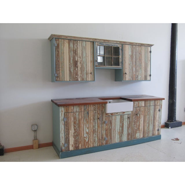 Reclaimed Pine Kitchen Cottage Industrial Tiny Home For Sale - Image 9 of 15